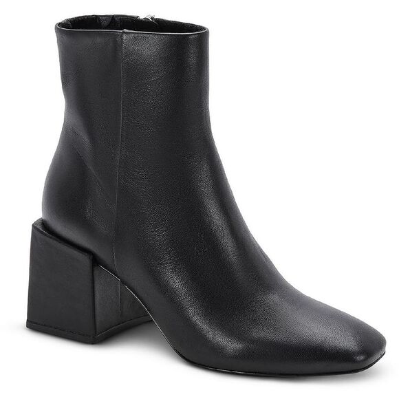 Dolce Vita Shoes - Dolce Vita Womens Imogen H2O Black Zipper Dressy Leather Booties Shoes New